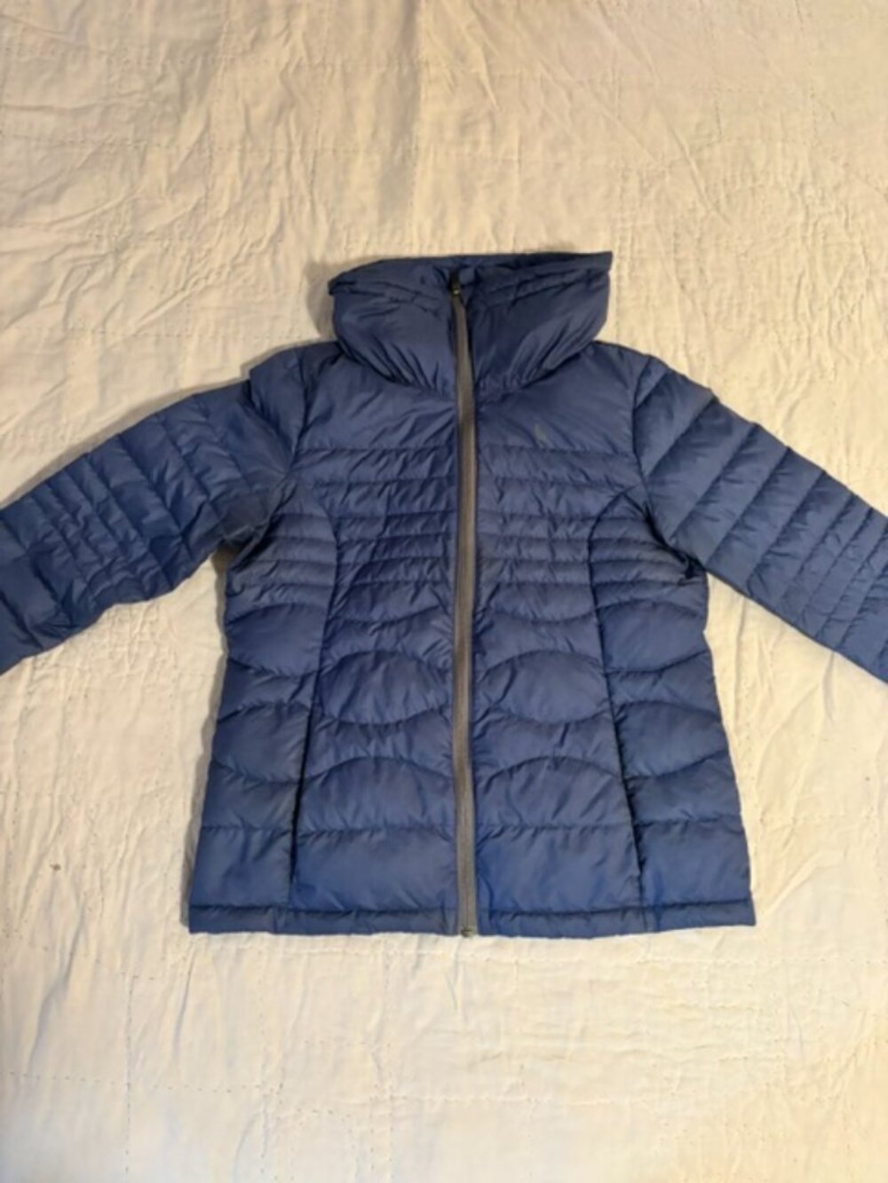 Lole M Blue winter packable coat
